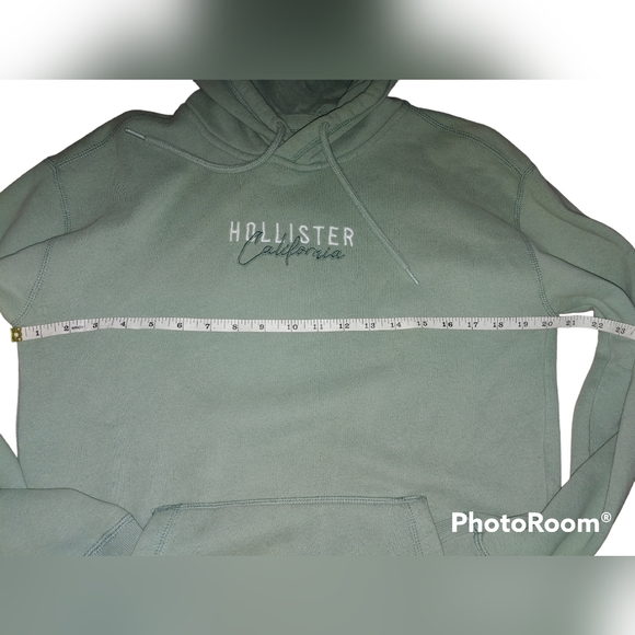 Hollister Sage Green Hoodie, Small - Picture 4 of 9